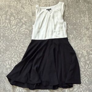Express black and white dress- size 6
